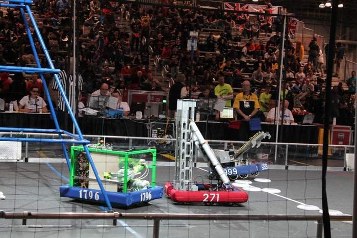 Team 271 2013 robot on the field