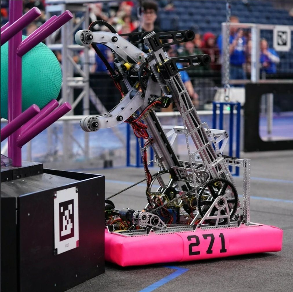 Team 271 2025 robot with algae
